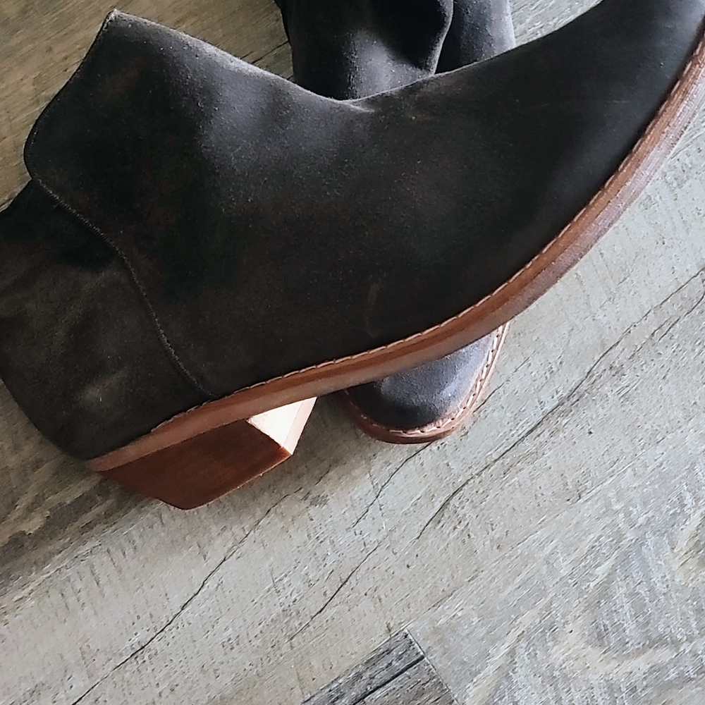 Sam Edelman Charcoal Ankle Booties